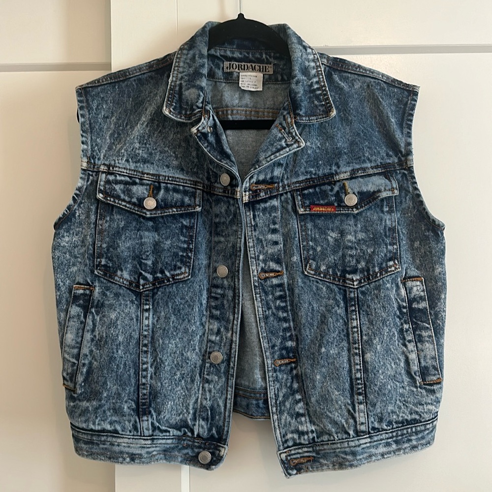 JORDACHE denim vest